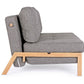 DIVANO LETTO 2P HAYDEN GRIGIO