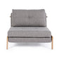 DIVANO LETTO 1P HAYDEN GRIGIO