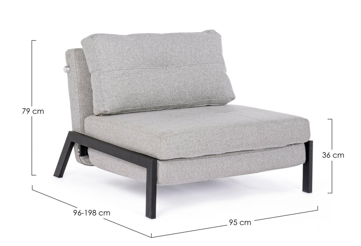 DIVANO LETTO 1P HAYDEN BEIGE
