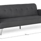 DIVANO LETTO BRIDJET NERO