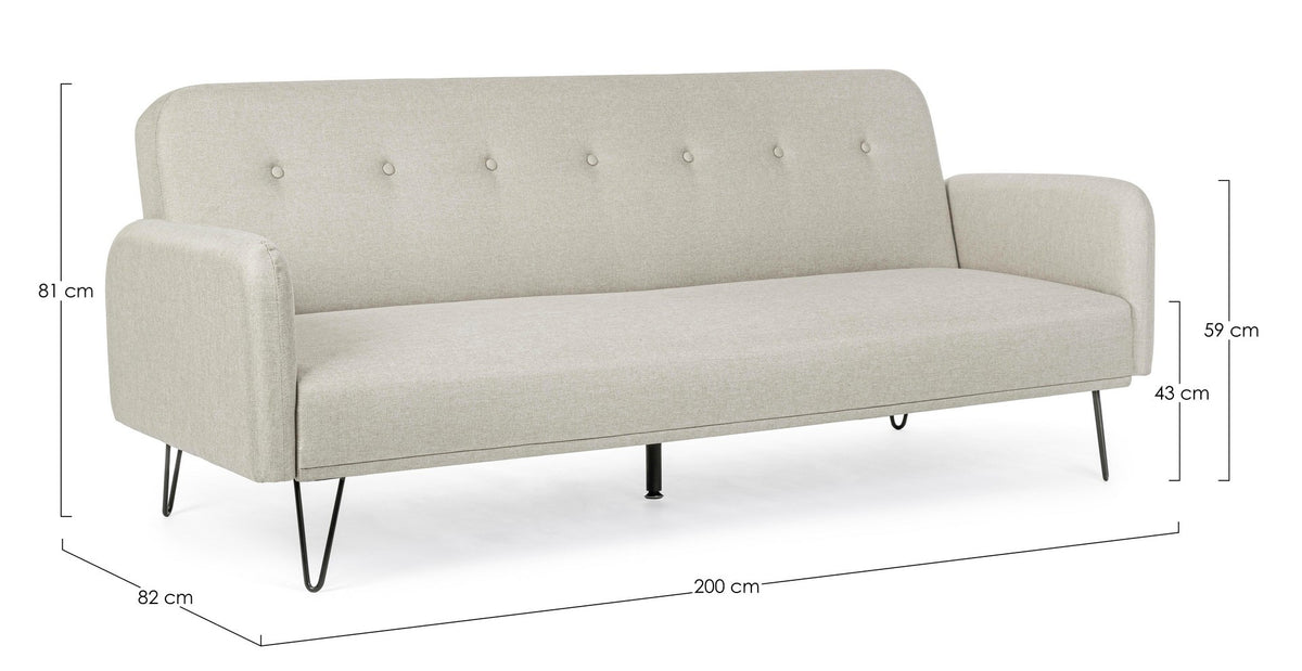 DIVANO LETTO BRIDJET BEIGE