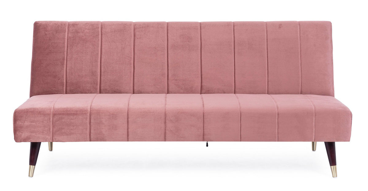 DIVANO LETTO 3P ALMA ROSA
