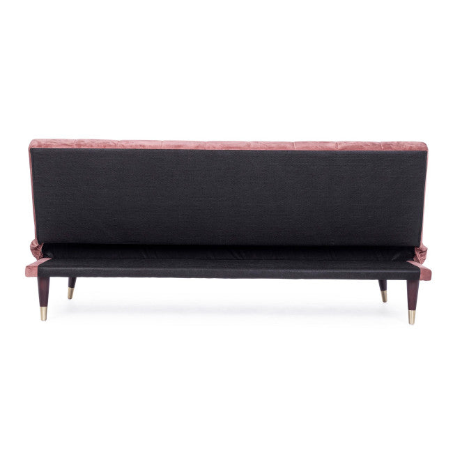 DIVANO LETTO 3P ALMA ROSA