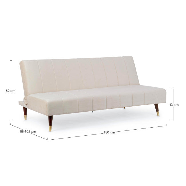 DIVANO LETTO 3P ALMA BEIGE