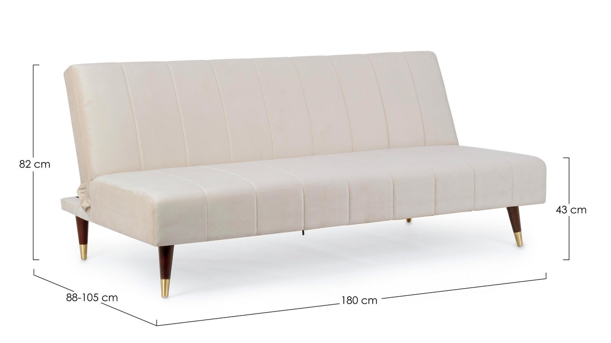 DIVANO LETTO 3P ALMA BEIGE