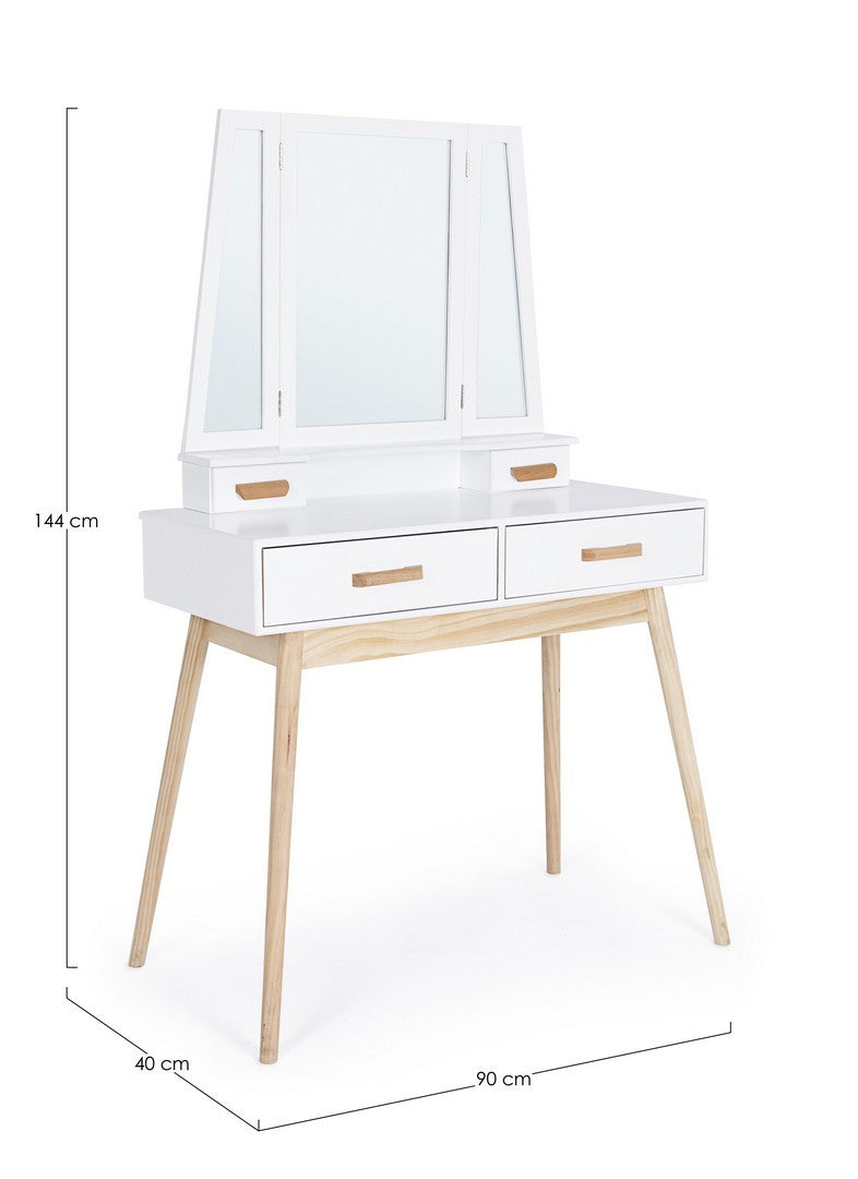 CONSOLLE C-SPECCHIO 2C ORDINARY BIANCO