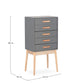 CASSETTIERA 5C ORDINARY GRIGIO