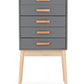 CASSETTIERA 5C ORDINARY GRIGIO
