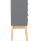 CASSETTIERA 5C ORDINARY GRIGIO