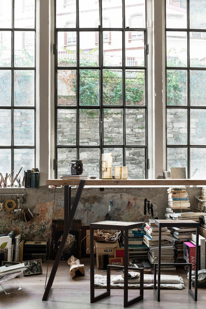 TAVOLO BAR BLOCKS 200X54