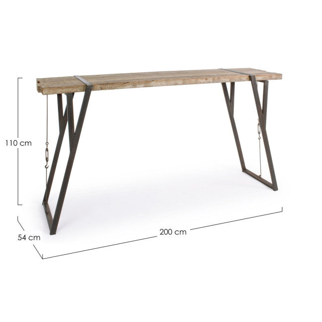 TAVOLO BAR BLOCKS 200X54