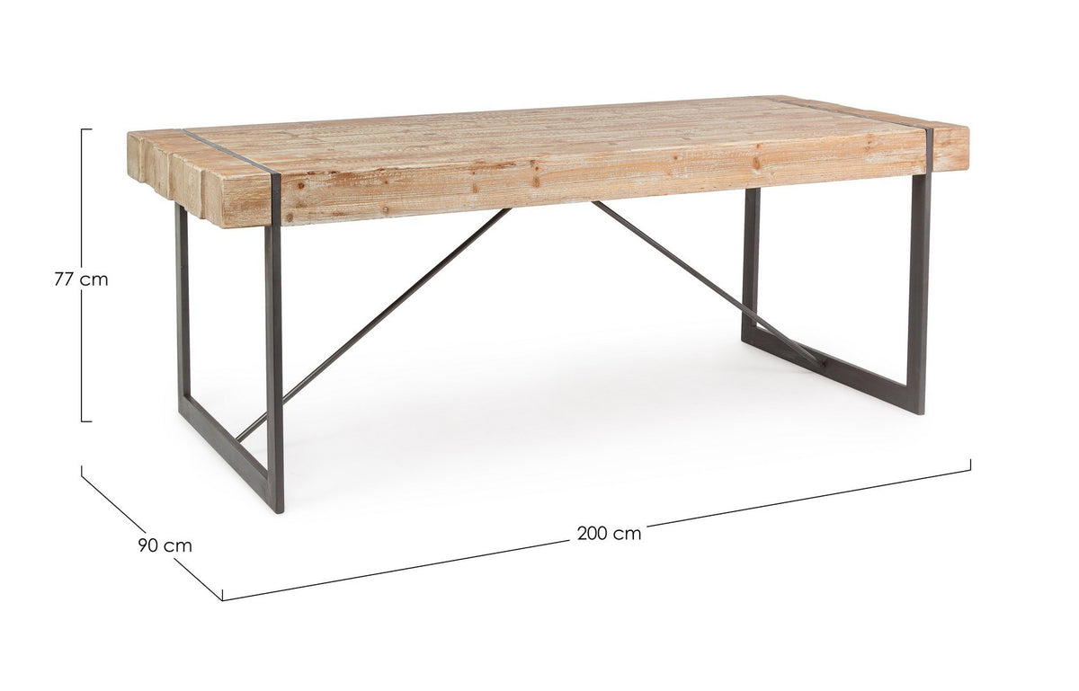 TAVOLO GARRETT 200X90