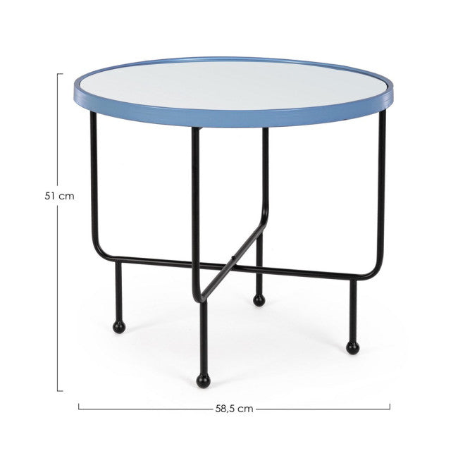 TAVOLINO PAINTER C-SPECCHIO TO AZZ D58.5