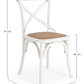 SEDIA CROSS BIANCO