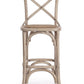 SGABELLO BAR CROSS GRIGIO NATURALE