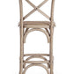 SGABELLO BAR CROSS GRIGIO NATURALE