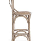 SGABELLO BAR CROSS GRIGIO NATURALE