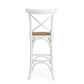 SGABELLO BAR CROSS BIANCO