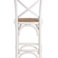 SGABELLO BAR CROSS BIANCO