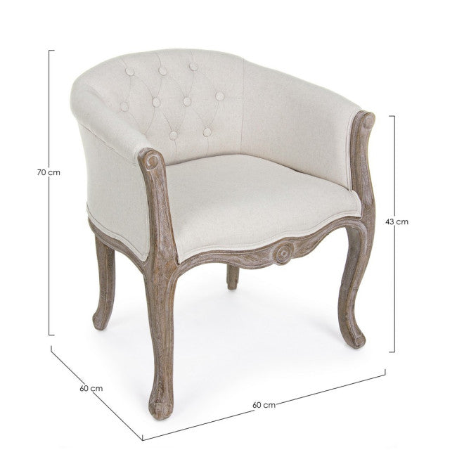 POLTRONA DIVA NATURALE