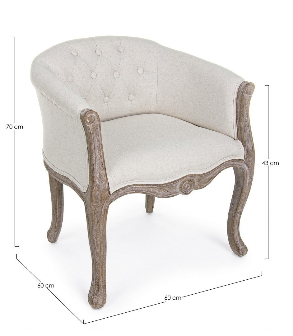 POLTRONA DIVA NATURALE