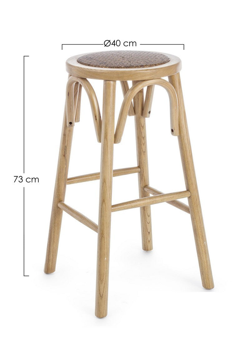 SGABELLO BAR CIRCLE NATURALE