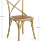 SEDIA CROSS MARRONE NATURALE