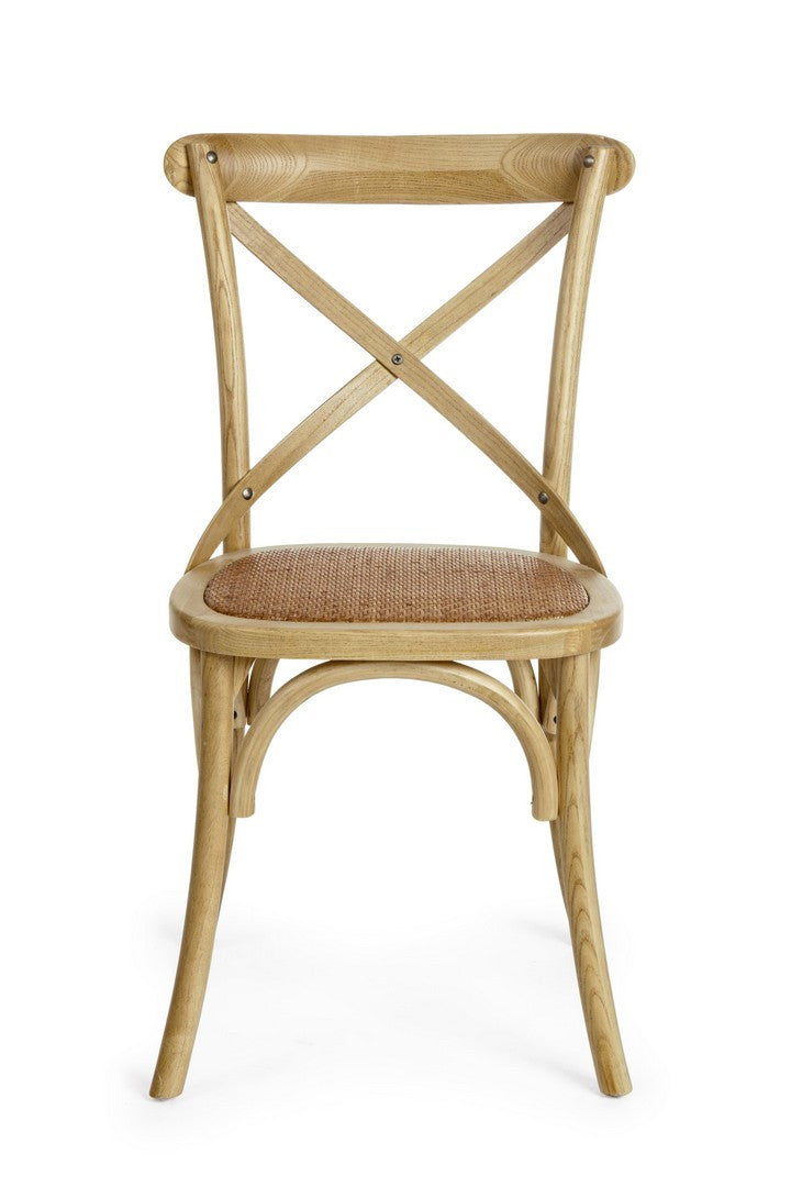 SEDIA CROSS MARRONE NATURALE