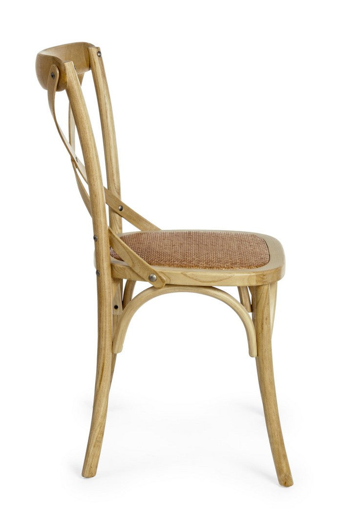 SEDIA CROSS MARRONE NATURALE