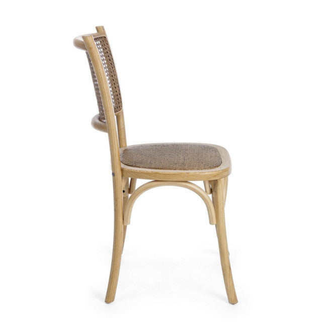 SEDIA CARREL NATURALE