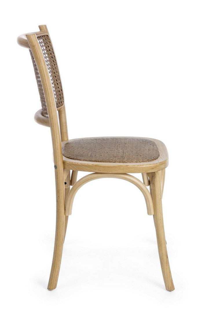 SEDIA CARREL NATURALE