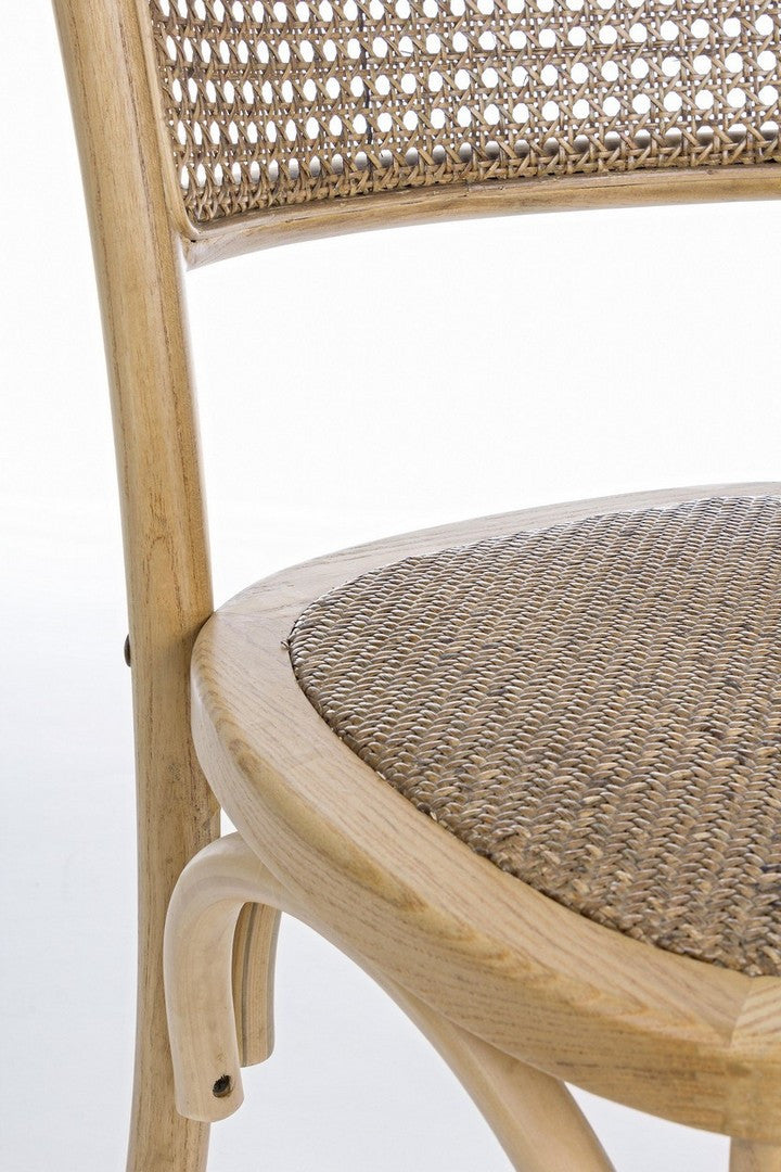 SEDIA CARREL NATURALE