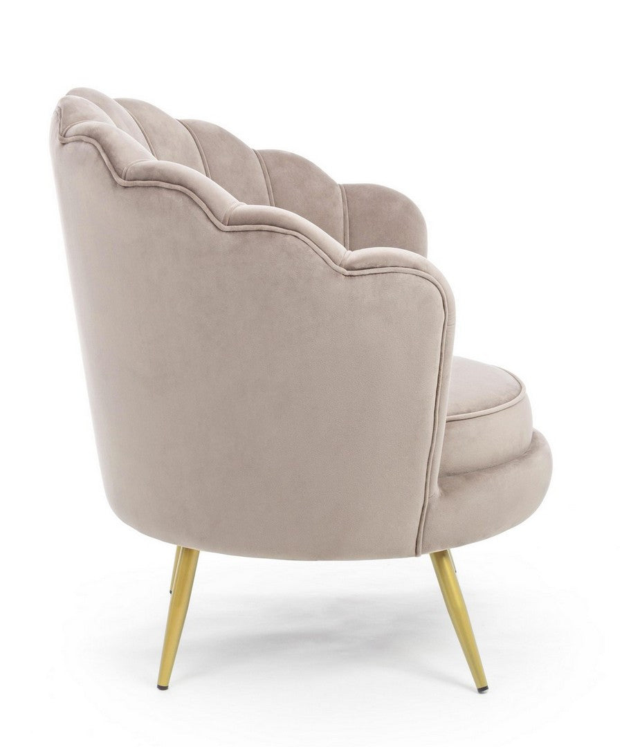 POLTRONA GILIOLA GRIGIO CHIARO