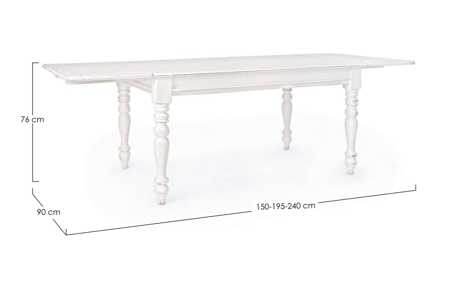 TAVOLO COLETTE ALLUNG 150-240X90