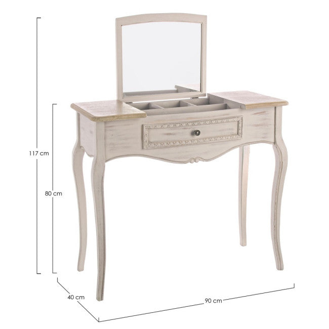 CONSOLLE C-CONTENITORE-SPECCHIO CLARISSE