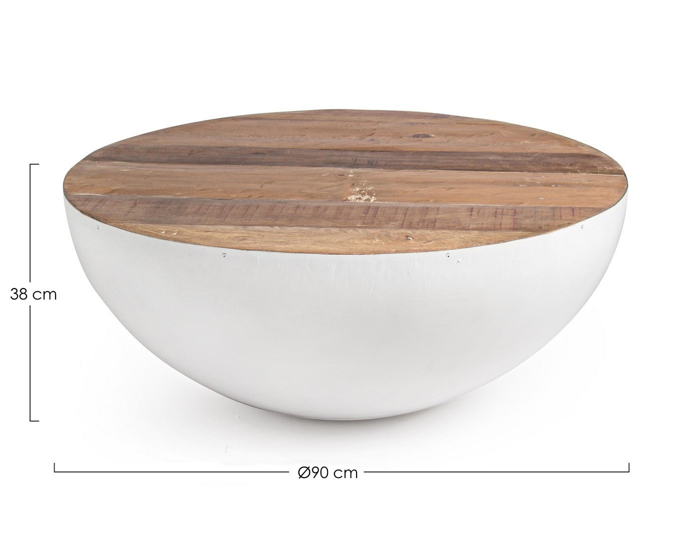 TAVOLINO LANCASTER BIANCO D90