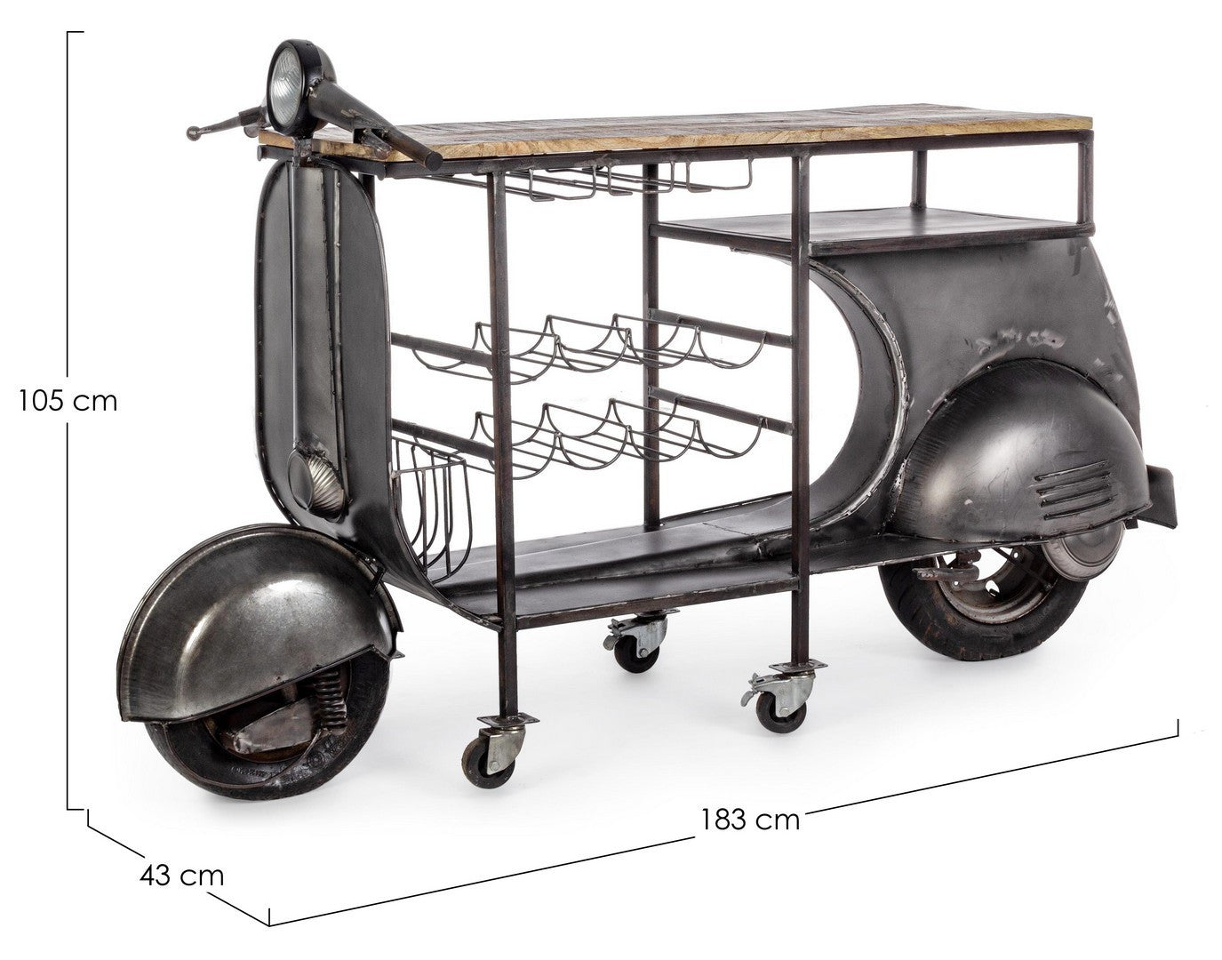 CONSOLLE BAR VESPA REPLICA