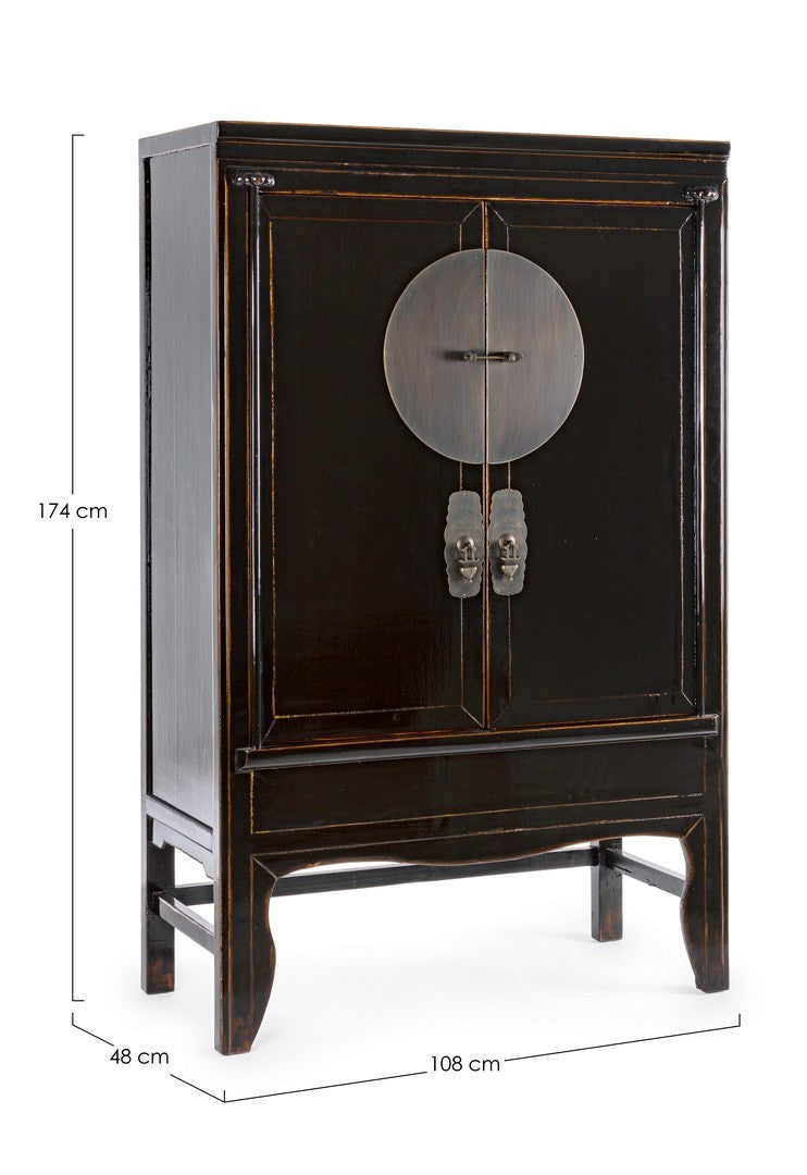 ARMADIO C-RIPIANI JINAN NERO 108X48X174
