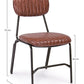 SEDIA DEBBIE ARANCIO SCURO VINTAGE