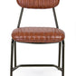 SEDIA DEBBIE ARANCIO SCURO VINTAGE