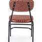 SEDIA DEBBIE ARANCIO SCURO VINTAGE