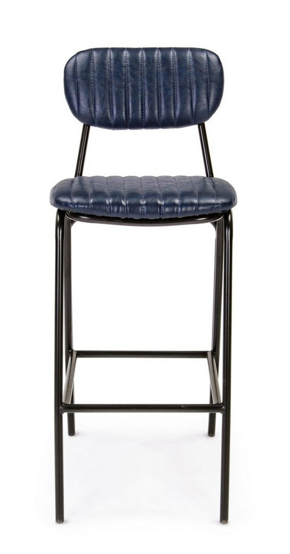 SGABELLO BAR DEBBIE BLU VINTAGE