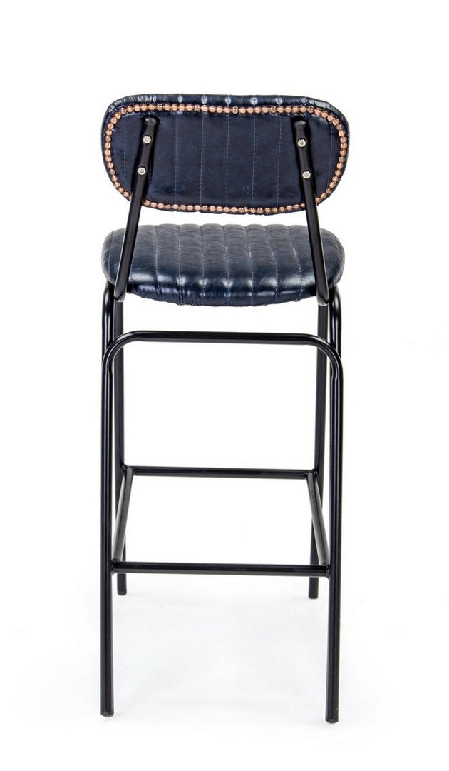 SGABELLO BAR DEBBIE BLU VINTAGE