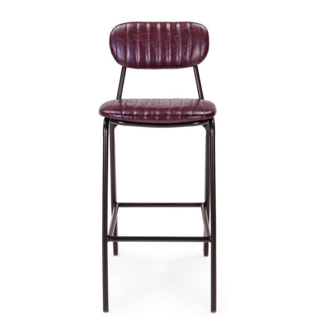 SGABELLO BAR DEBBIE BORDEAUX VINTAGE