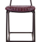 SGABELLO BAR DEBBIE BORDEAUX VINTAGE