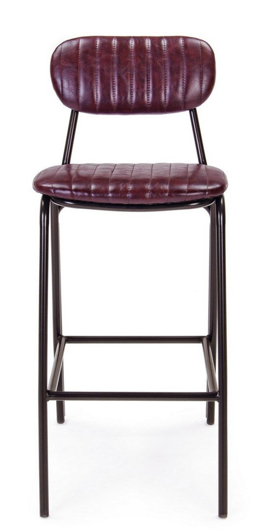 SGABELLO BAR DEBBIE BORDEAUX VINTAGE