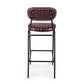SGABELLO BAR DEBBIE BORDEAUX VINTAGE