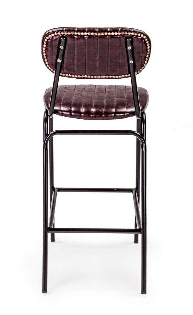SGABELLO BAR DEBBIE BORDEAUX VINTAGE