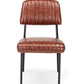 SEDIA NELLY ARANCIO SCURO VINTAGE