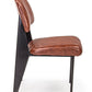 SEDIA NELLY ARANCIO SCURO VINTAGE